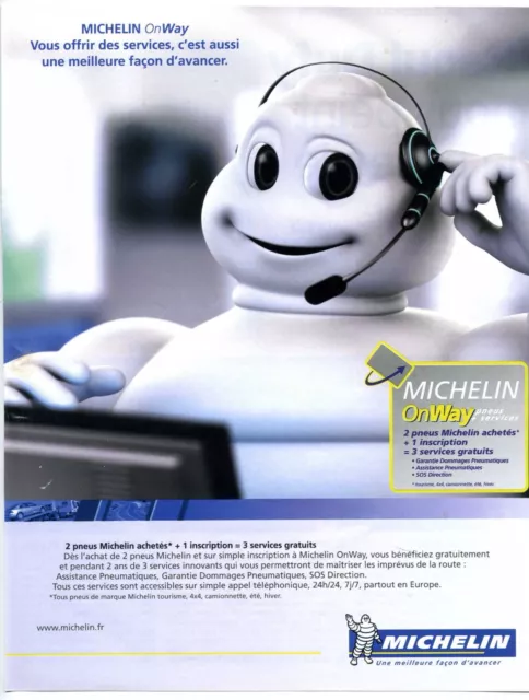2006 : Michelin OnWay, pneus et pneumatique (publicité, advertising)