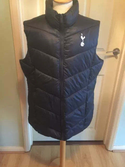 Tottenham Hotspur Gilet, Navy, Padded. Size 14