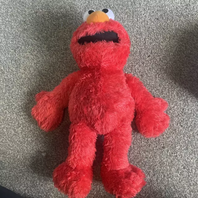 Tickle Me Elmo Sesame Street Giggling Laughing Soft Plush Toy 2017 WORKING