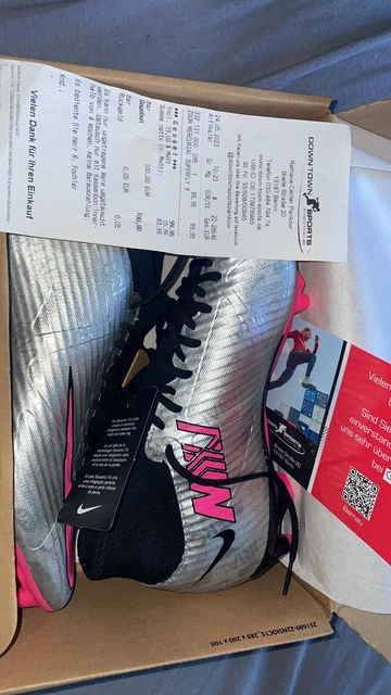Nike Zoom Mercurial Superfly 9 Academy FG/MG Herren Fußballschuhe silber FB8402