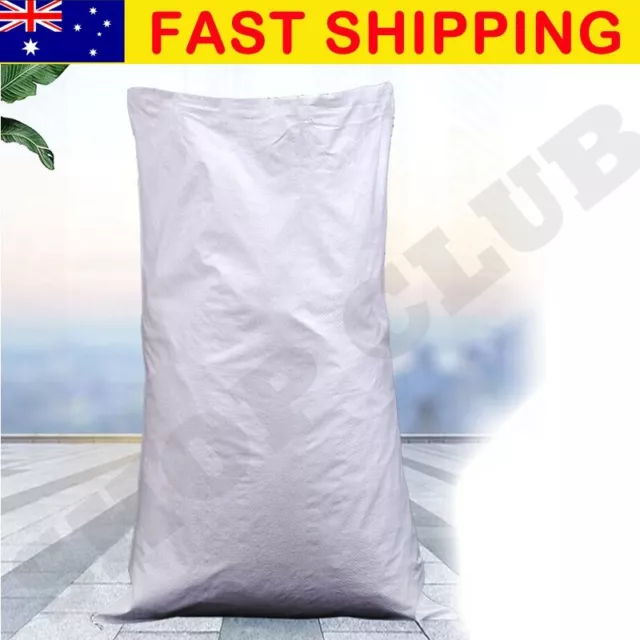 Pack of 100 - 65 x 110 cm Large Woven Polypropylene Sacks / Garden / Chaff Bags