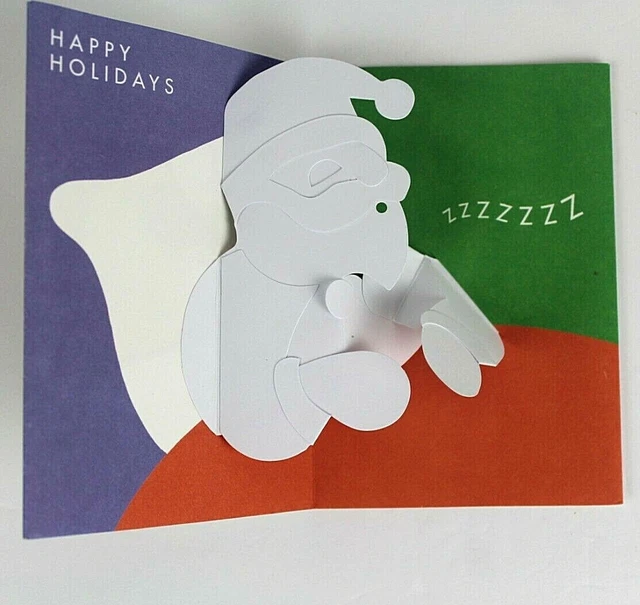 Z IS FOR zzzzzzz pop up robert sabuda christmas alphabet greeting card