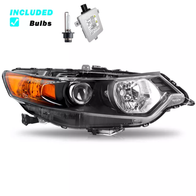 For 09-14 Acura TSX W/BULB Xenon Ballast HID Passenger Side Headlight 2009-2014