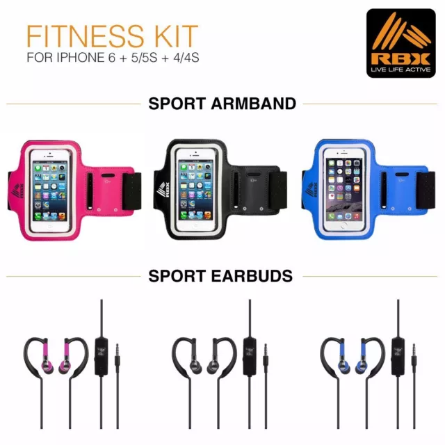 RBX Fitness Kit for IPhone 5 + 4/4s FITNESS KIT - NEW DVD