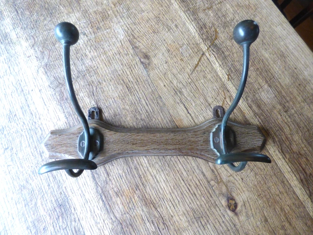 Patère en aluminium vintage - France
