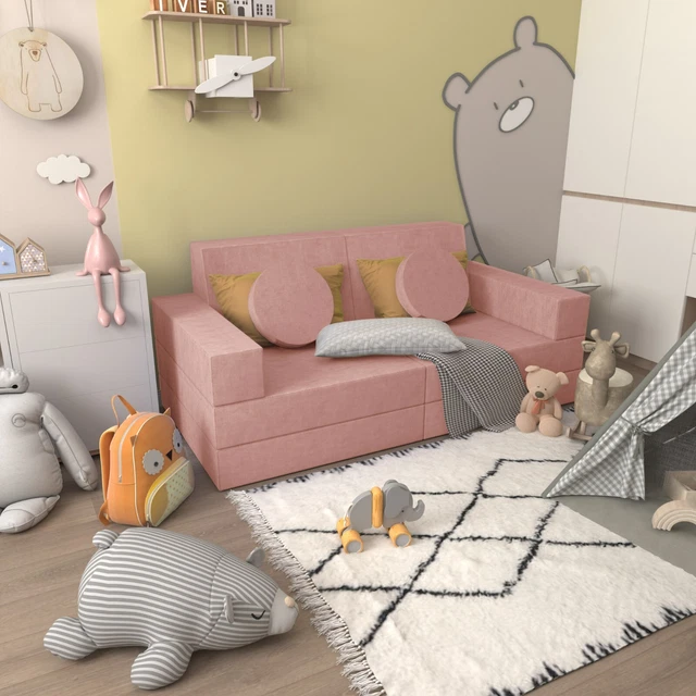 MODULAR PLAY SOFA Toddler Kids Foam Couch Chair Lounge Chair Children