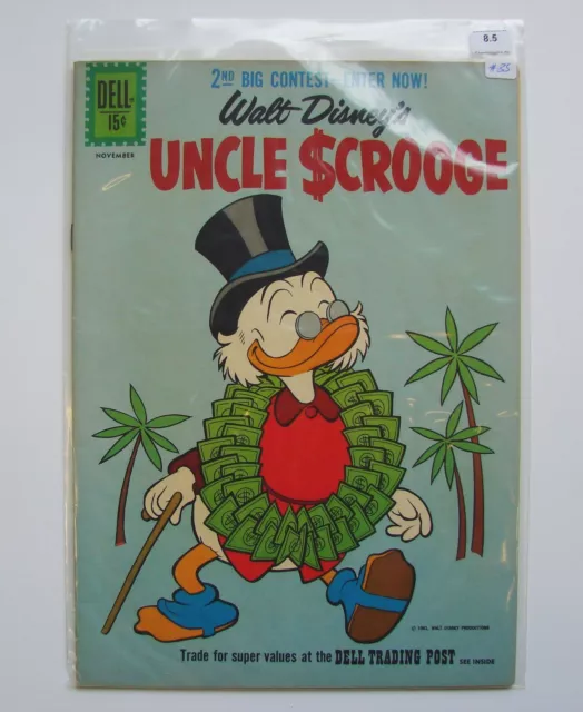 US - Uncle Scrooge (Dell) # 35 Graded 8.5