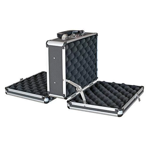 HMF 14411-02 Valise pour Deux Pistolets en Aluminium | Double Face | 31 x 26 x 1