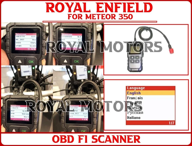 Royal Enfield Meteor 350 „OBD FI SCANNER“ – mit Expressversand