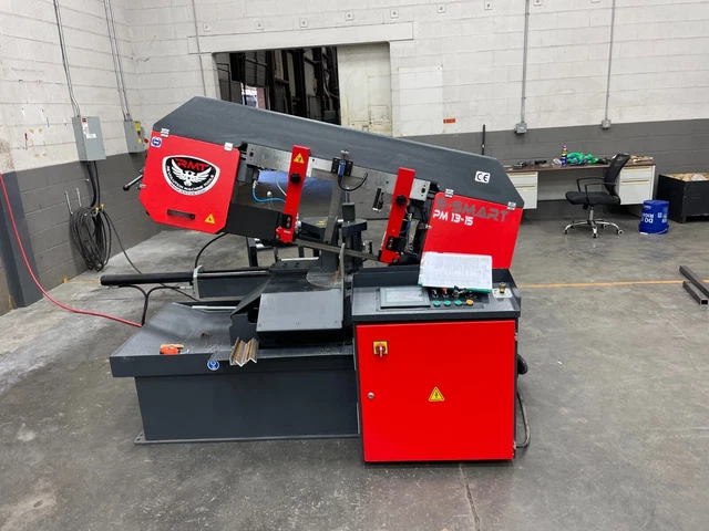 New AUTOMATIC Horizontal Bandsaw Single Miter, Hydraulic RMT S-Smart PM 13"x15"