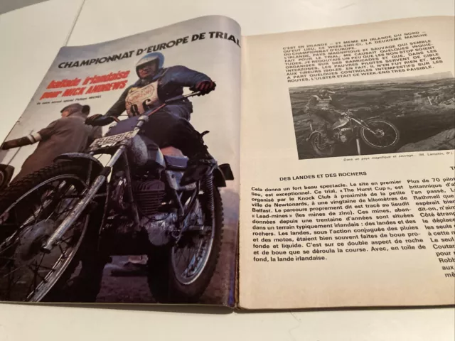 Magazine Moto Journal N° 56 1972 Kawasaki 350 S2 Appietto MV trial Irlande etc 3