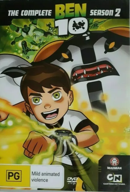 The Complete Ben 10 - Season Two DVD (Region 4, 2007) Free Post