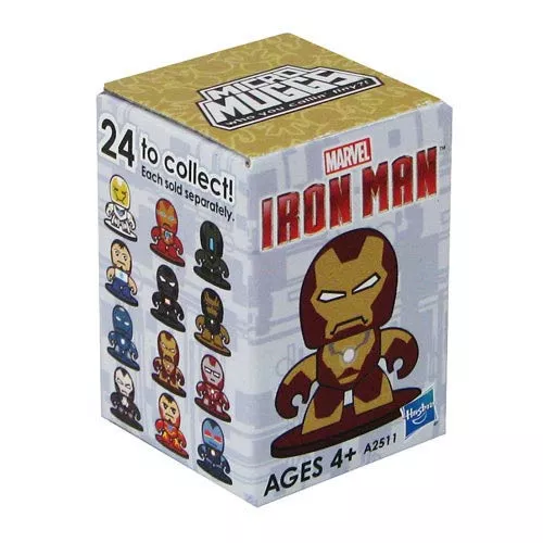 Marvel Avengers Iron Man 3 Mini Mighty Baggs - 4 scatole cieche