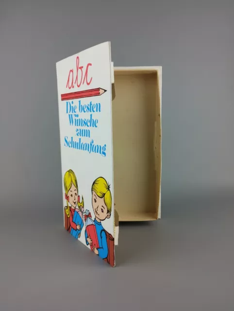 Ostalgie, Schulanfang, Geschenkbox, ABC Buch Box DDR, Schachtel, Geldgeschenkbox