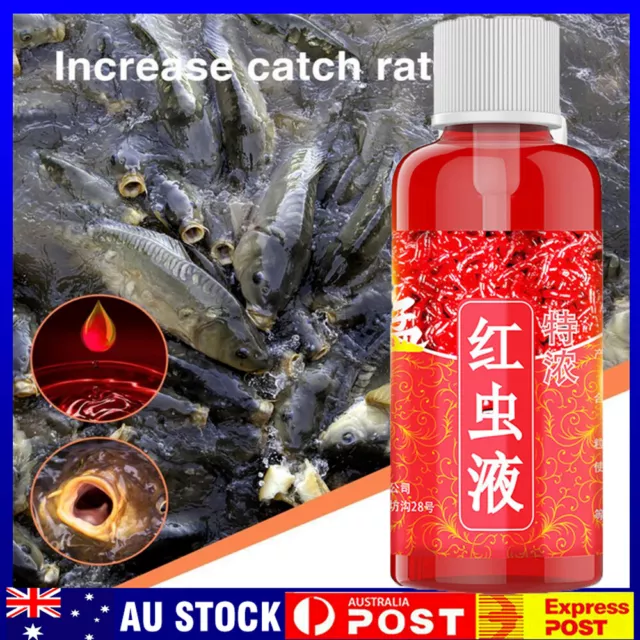 60ML STRONG FISH Attractant Concentrated Red Worm Liquid Additive Bait HOT  $10.69 - PicClick AU