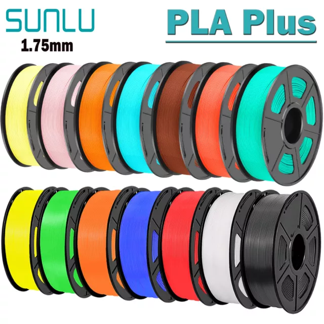 SUNLU 1KG PLA Plus 3D Drucker filament 1.75mm PLA+ 1KG +/-0.02mm Mehrfarbig