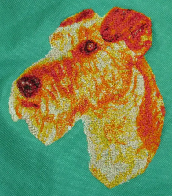 Embroidered Short-Sleeved T-Shirt - Irish Terrier DLE1556 Sizes S - XXL