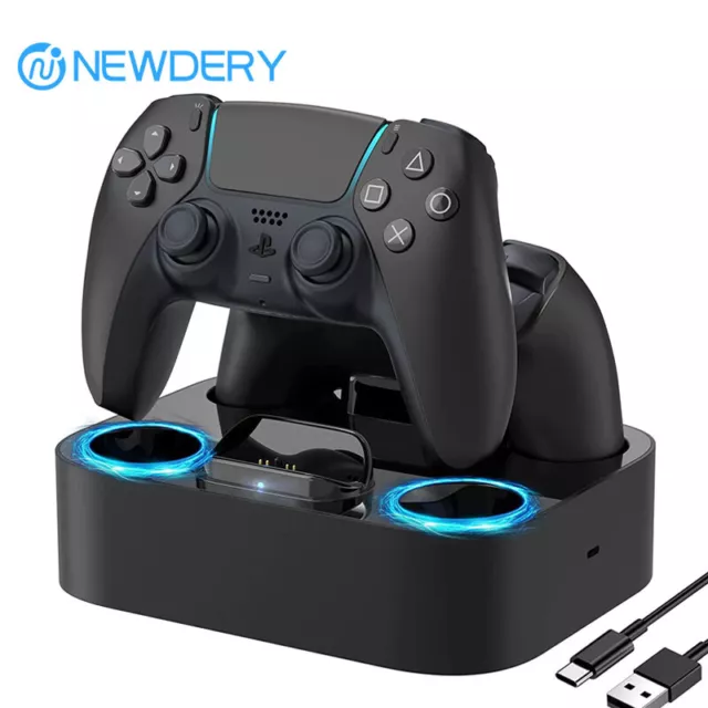 PS5 Controller Charging Station For Playstation 5 Controllers Dual Charging Dock