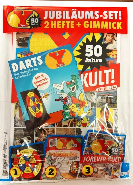 50 JAHRE YPS Jubiläums Set, 2 Hefte Mit Gimmick 1284 Ovp Selten RAR EUR 20,00 - DE