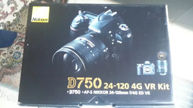 Kit NIKON D750 + objectif 24-120 f/4G VR