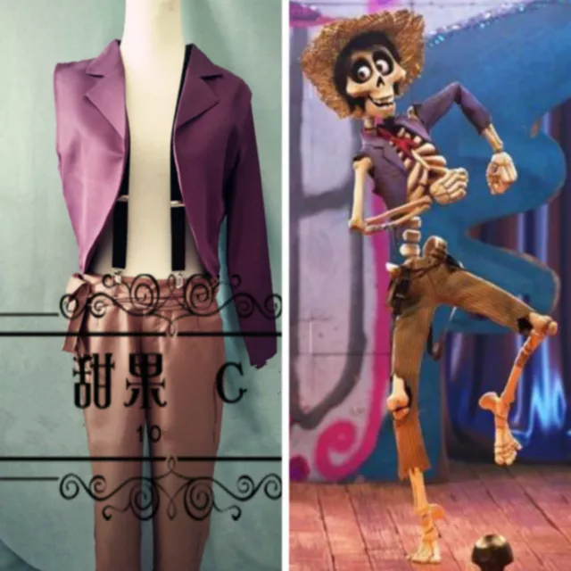 PIXAR COCO HECTOR Cosplay Costume Halloween Party Uniform Mens outfits Full  Set： $49.99 - PicClick