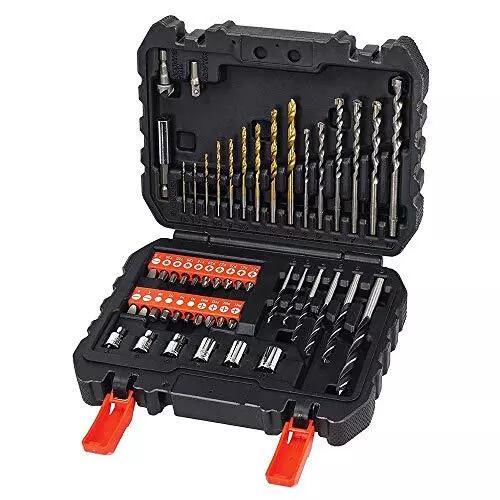 BLACK & DECKER A7188-XJ Set per Forare (20 Punte Miste e 30 Accessori per Avvita