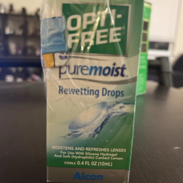 Opti-Free Puremoist Rewetting Drops - 0.4 Fl. Oz. - Exp. 11/24