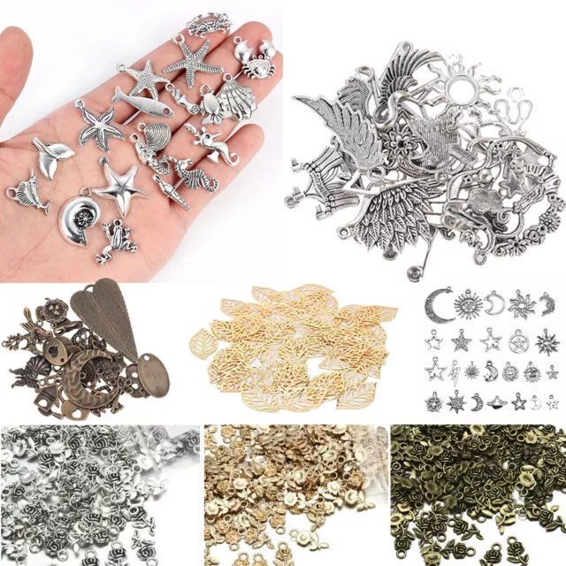 Wholesale Metal Mixed Charms Bulk Pendant Jewellery Findings DIY Craft Accessory