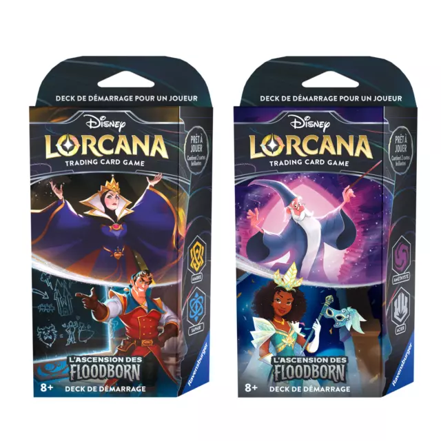 ⭐Lot de 2 decks de démarrage Lorcana Disney Chapitre 2⭐ VF NEUF