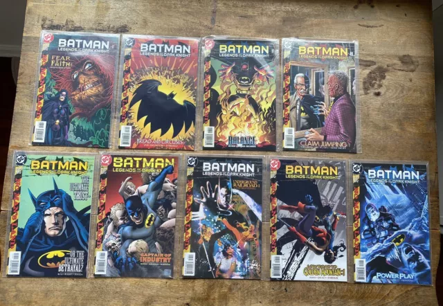 Batman Legends of the Dark Knight: (#116-119, 121-125) Lot Run (9) NO MAN’S LAND