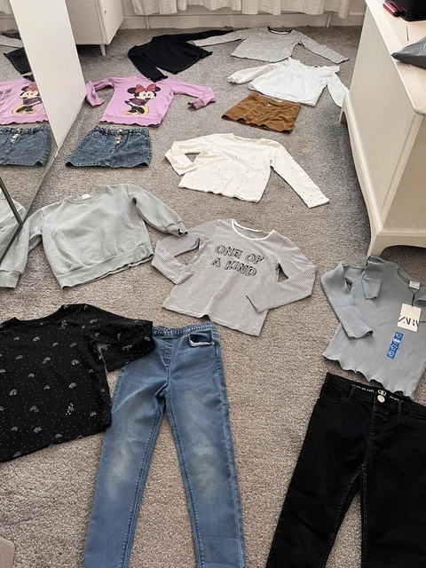 Pacchetto vestiti autunno/inverno ragazze età 6-7 anni River Island Zara Next