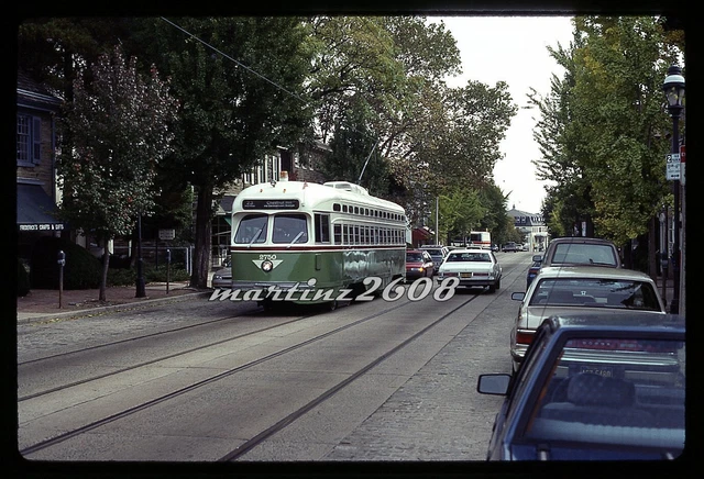 (Ym) Orig. Traktion/Trolley Schiebe Septa (Philadelphia, Pa) 2750