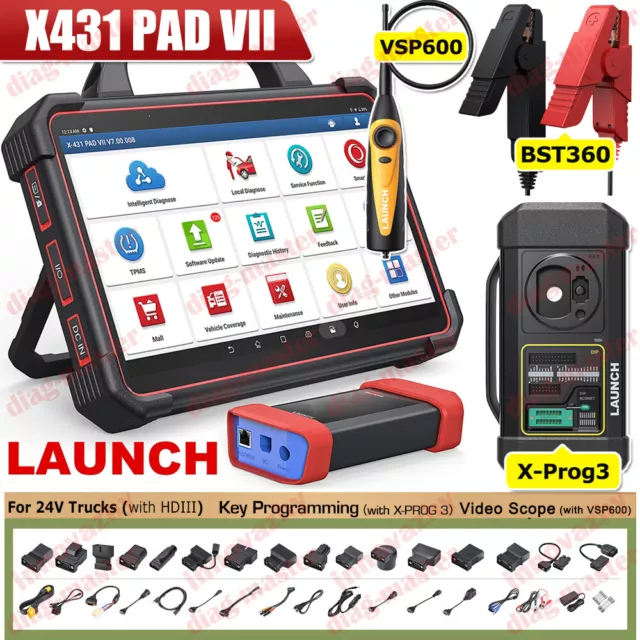 LAUNCH X431 PAD 7 X-PROG 3 Car Diagnostic Scanner Tool IMMO Key Programming TPMS