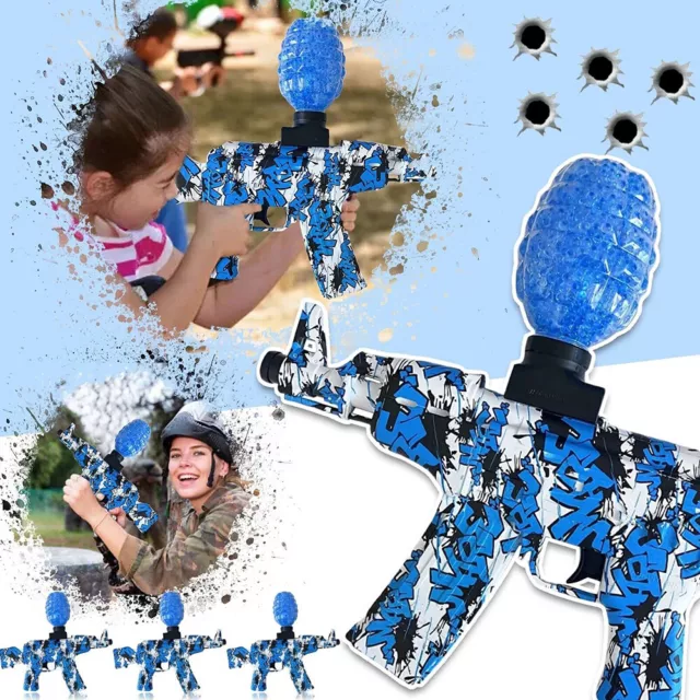 Updated Electric Gel Ball Blaster Eco-Friendly Gel Water Bead Blaster Gun Toy UK