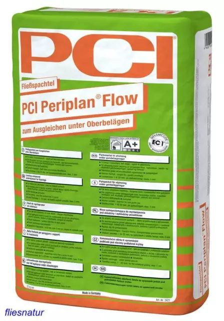 PCI Periplan Flow 25kg Fließspachtel Ausgleichen unter allen Oberbelägen NEU