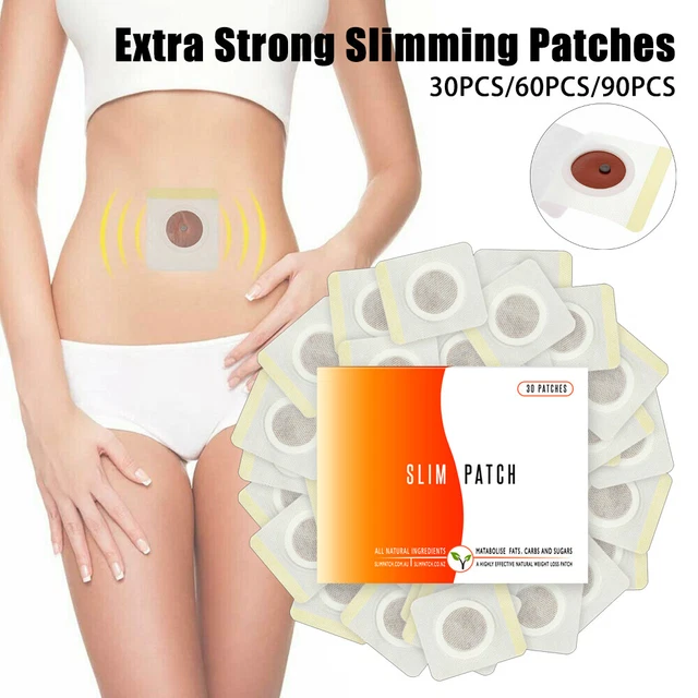 30-90pcs Strong Slimming Patches WEIGHT LOSS DIET AID Detox Slim Fat Burner oil