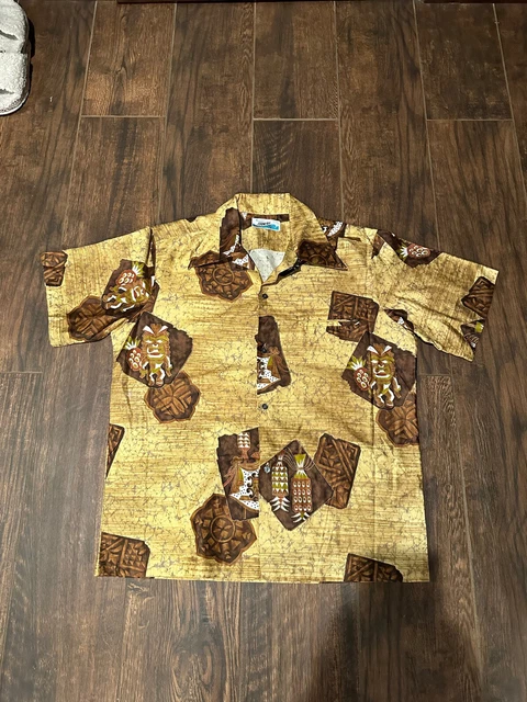 Vintage 70's Pennys Button Hawaiian Shirt Mens JCPenney Vintage 70's Pennys Button Hawaiian Shirt Mens JCPenney