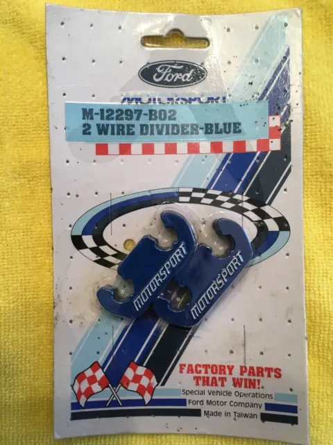 Ford Motorsport Spark plug 2 Wire Divider-Blue (4) Dividers