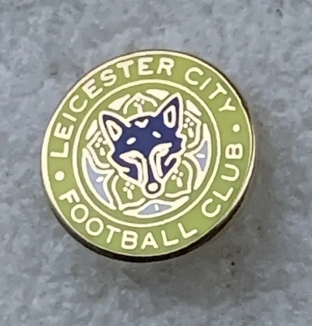 Very Rare Old Collectible Leicester City Supporter Enamel Badge Wear With Pride