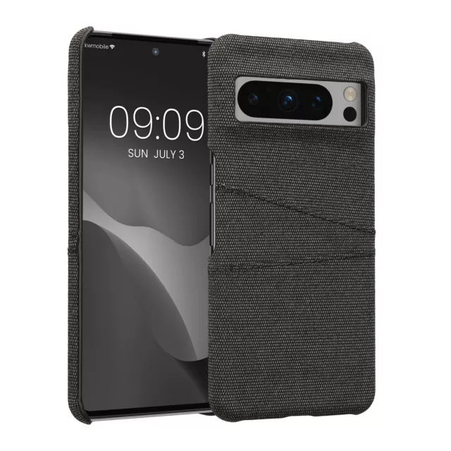 Funda de tela con tarjetero doble para Google Pixel 8 Pro