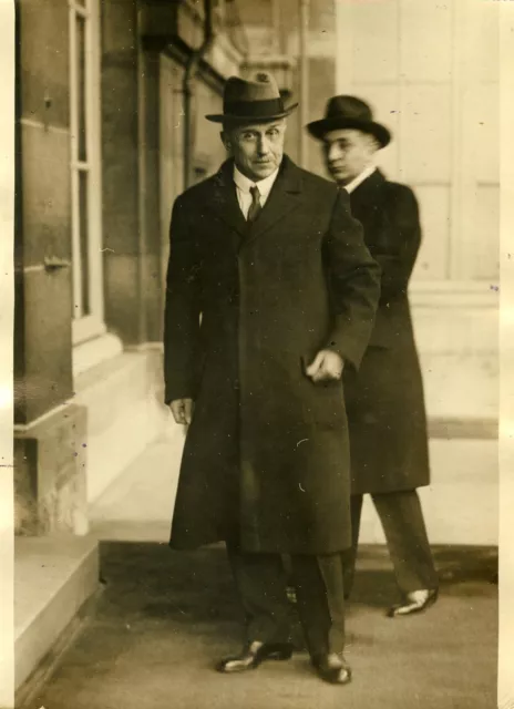 "Mr SCIALOJA (S.D.N. à Paris 1931)" Photo originale G.DEVRED (Agce ROL)