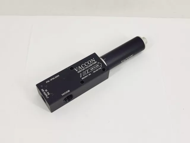 Vaccon VP80-200H Venturi Vacuum Pump w/ ST-6A ST Series Silencer Vaccon VP80-200H Venturi Vacuum Pump w/ ST-6A ST Series Silencer