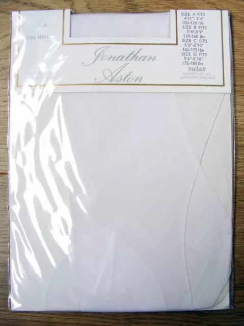 "Medias cosidas de tacón blanco ""Costura n tacón"" Jonathan Aston talla A" de colección