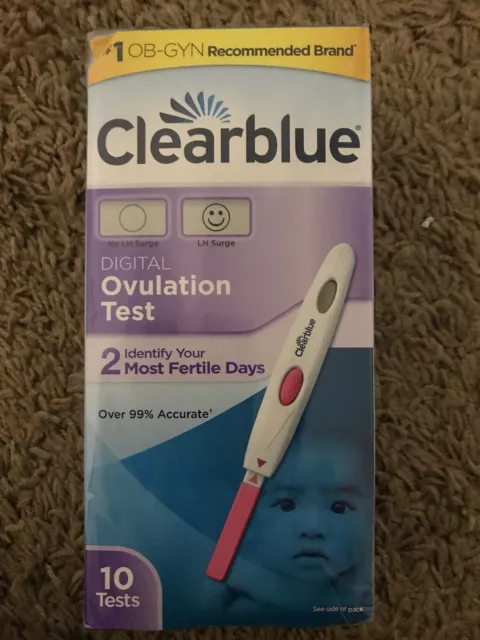 Prueba de ovulación digital avanzada Clearblue 10 pruebas. NUEVO