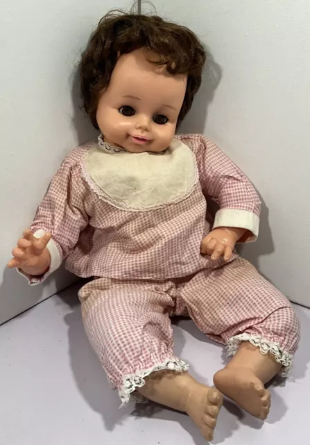 Vintage Perfekta Soft Bodied Baby Doll, Made In Hong Kong, Original Outfit