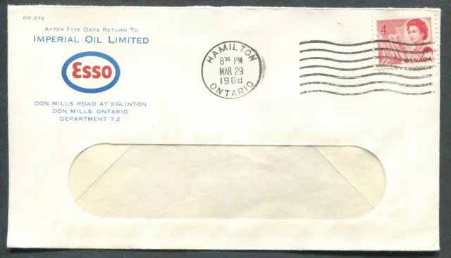 Canada Advertising Corner Card Cover "Imperial Oil Limited - Esso"