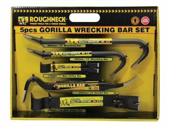 Roughneck Gorilla Wrecking Bar - Pack of 5 (ROU64961DB)