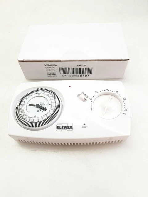 Cronotermostato Settimanale Vemer VE725800 Chronos Key | Batterie AAA | Programmabile | Made In Italy