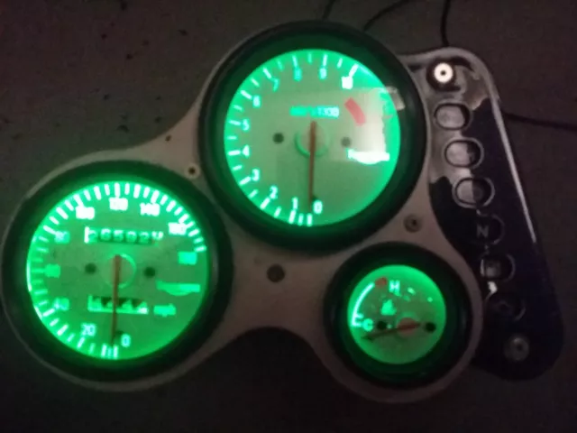 led clock upgrade kit lightenUPgrade GREEN TRIUMPH T595 955i DAYTONA 97-00