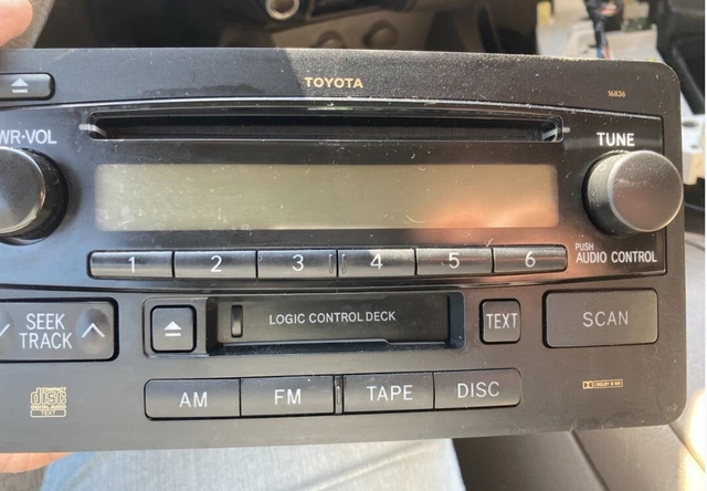 2004 2005 2006 2007 Toyota Sequoia Tundra Radio Cassette JBL 6 CD Changer Works